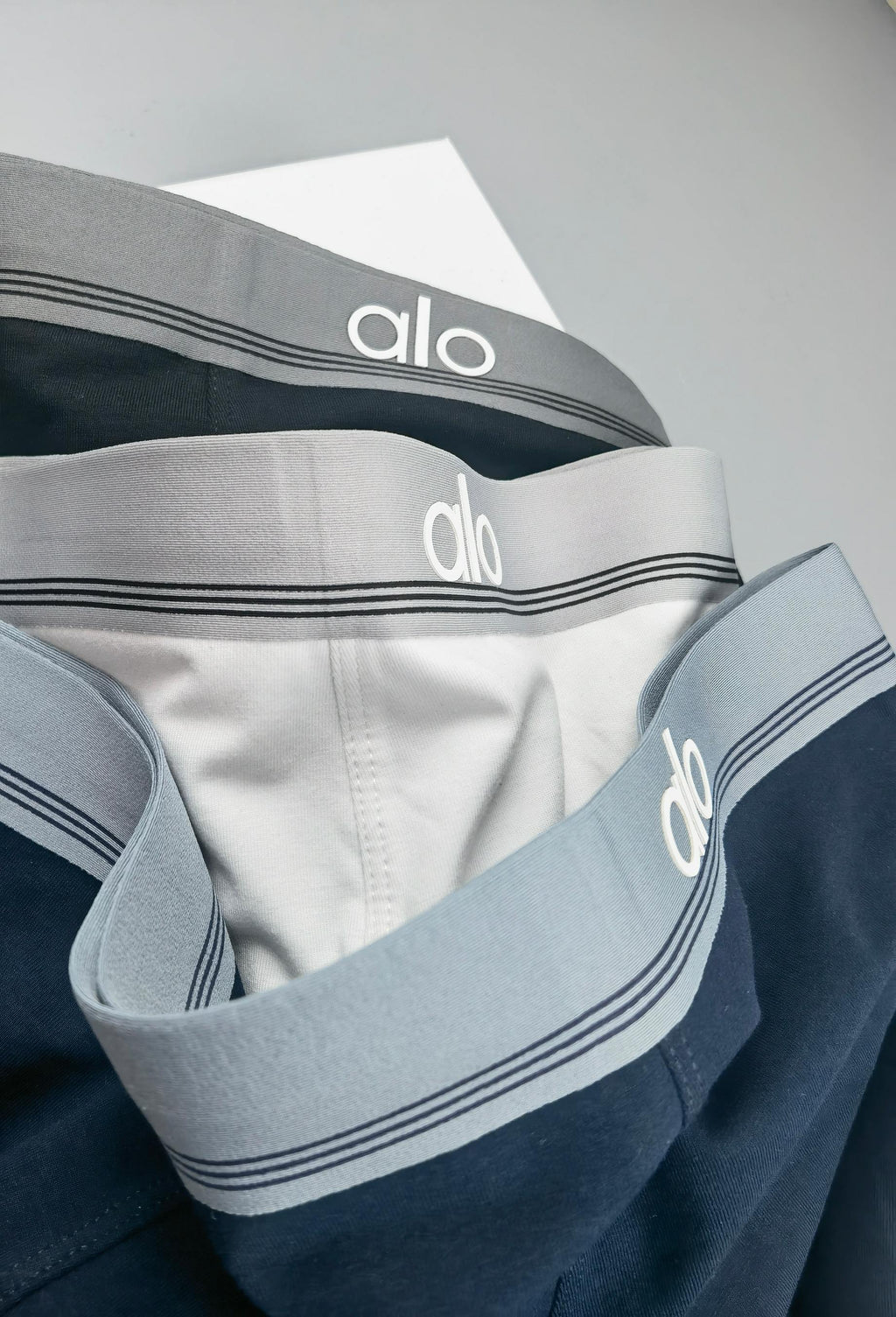 ALO Men's Underwear with Outlined Logo Waistbands - 3-Pack - image 8