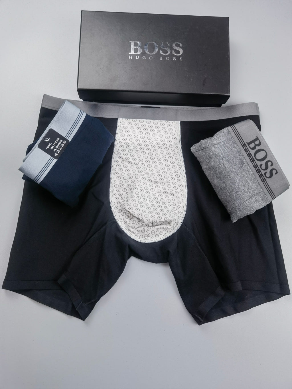 BOSS Men's Large Waistband Underwear - 3-Piece Boxed Set - image 6
