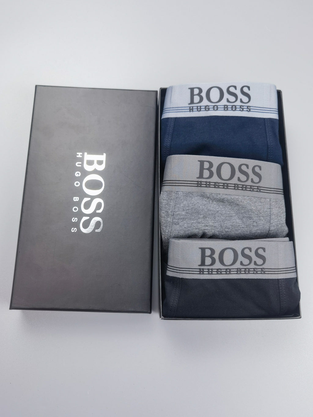 BOSS Men's Large Waistband Underwear - 3-Piece Boxed Set - image 1