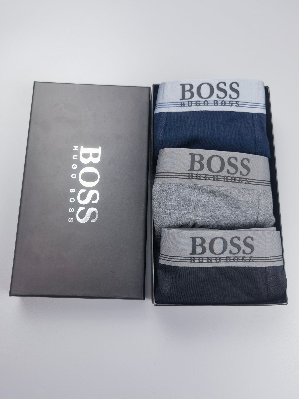 BOSS Men's Large Waistband Underwear - 3-Piece Boxed Set - image 1