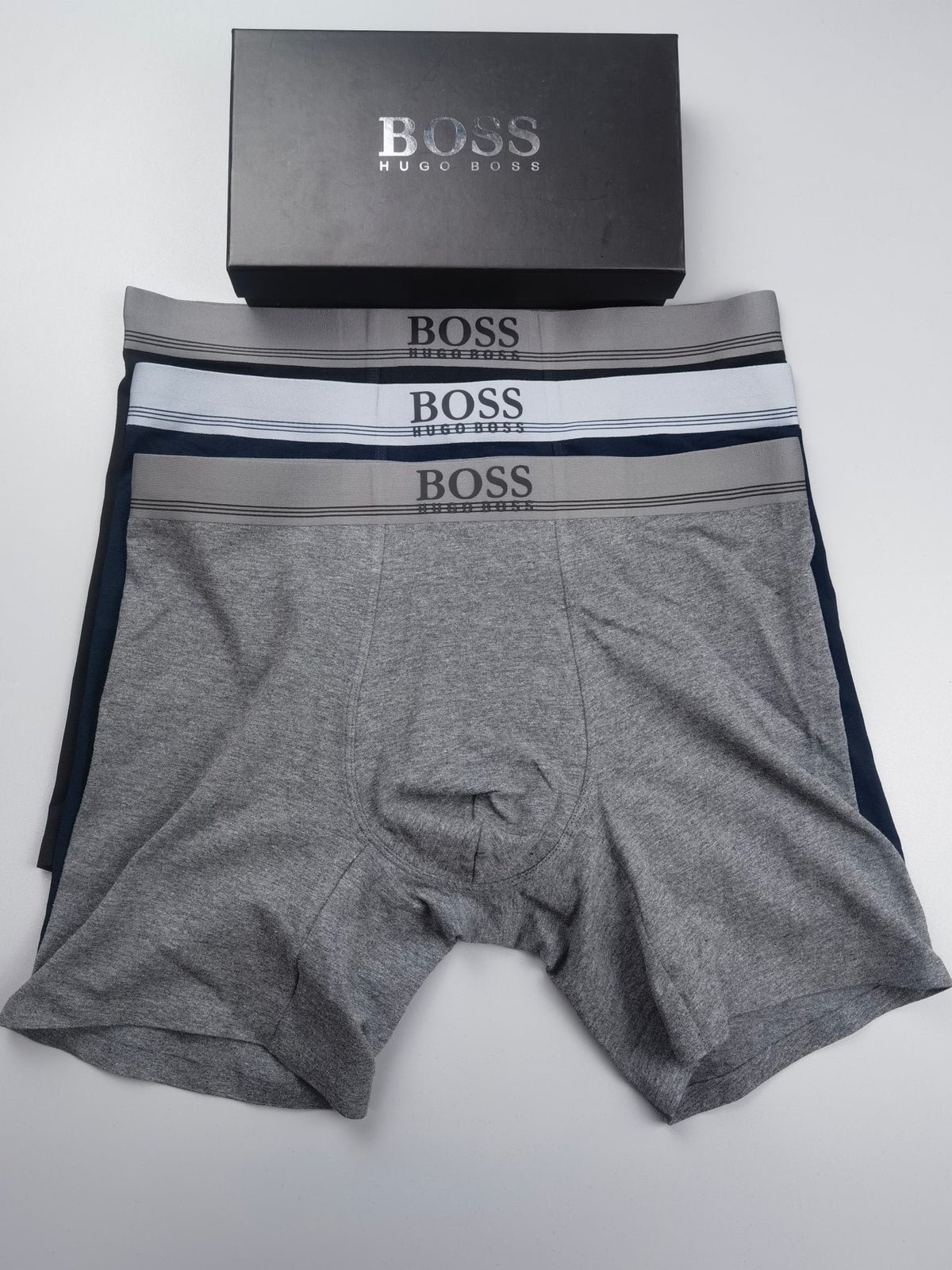 BOSS Men's Large Waistband Underwear - 3-Piece Boxed Set - image 5