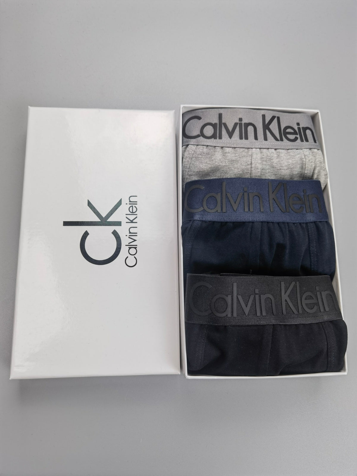 Calvin Klein Wide Tonal Band Boxed Underwear - 3-Piece Box - image 1