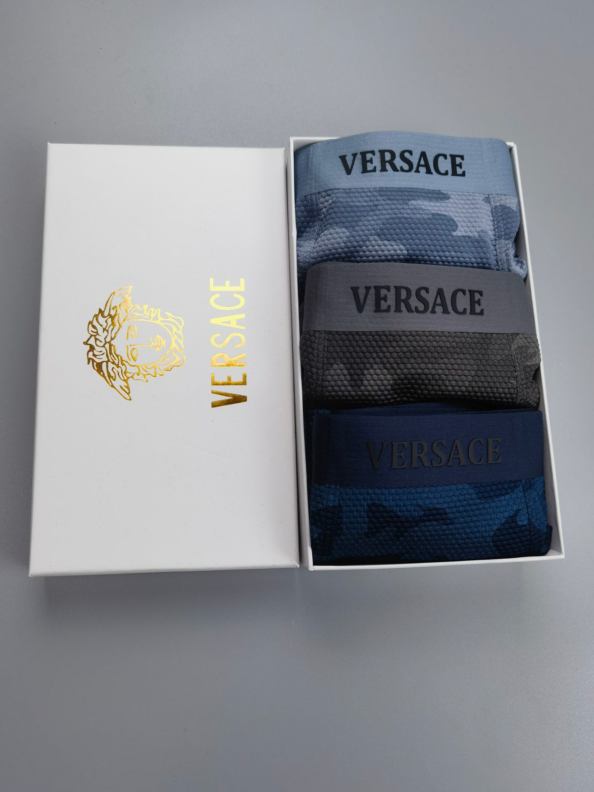 Versace long leg camouflage boxer briefs - view 1