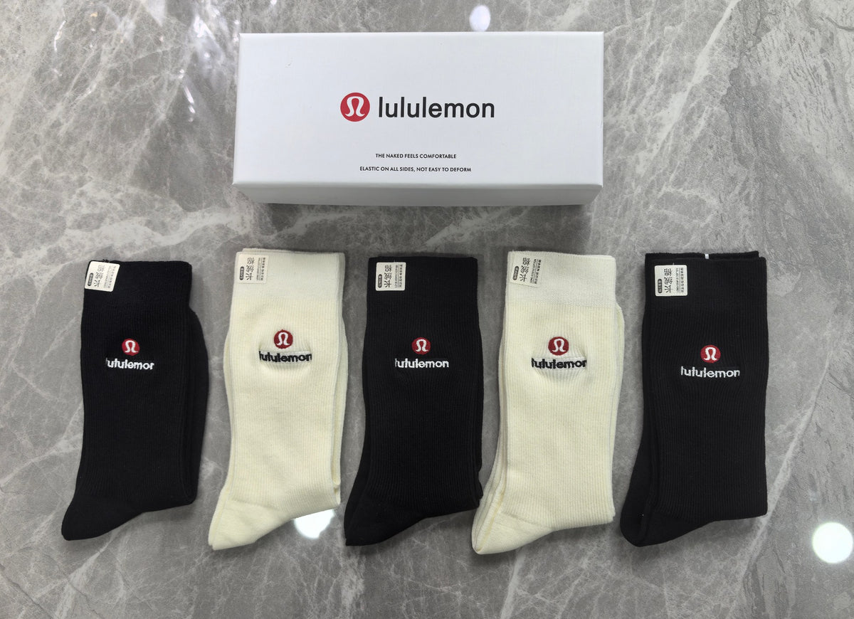 Lululemon two tone letter ribbed crew socks - view 6