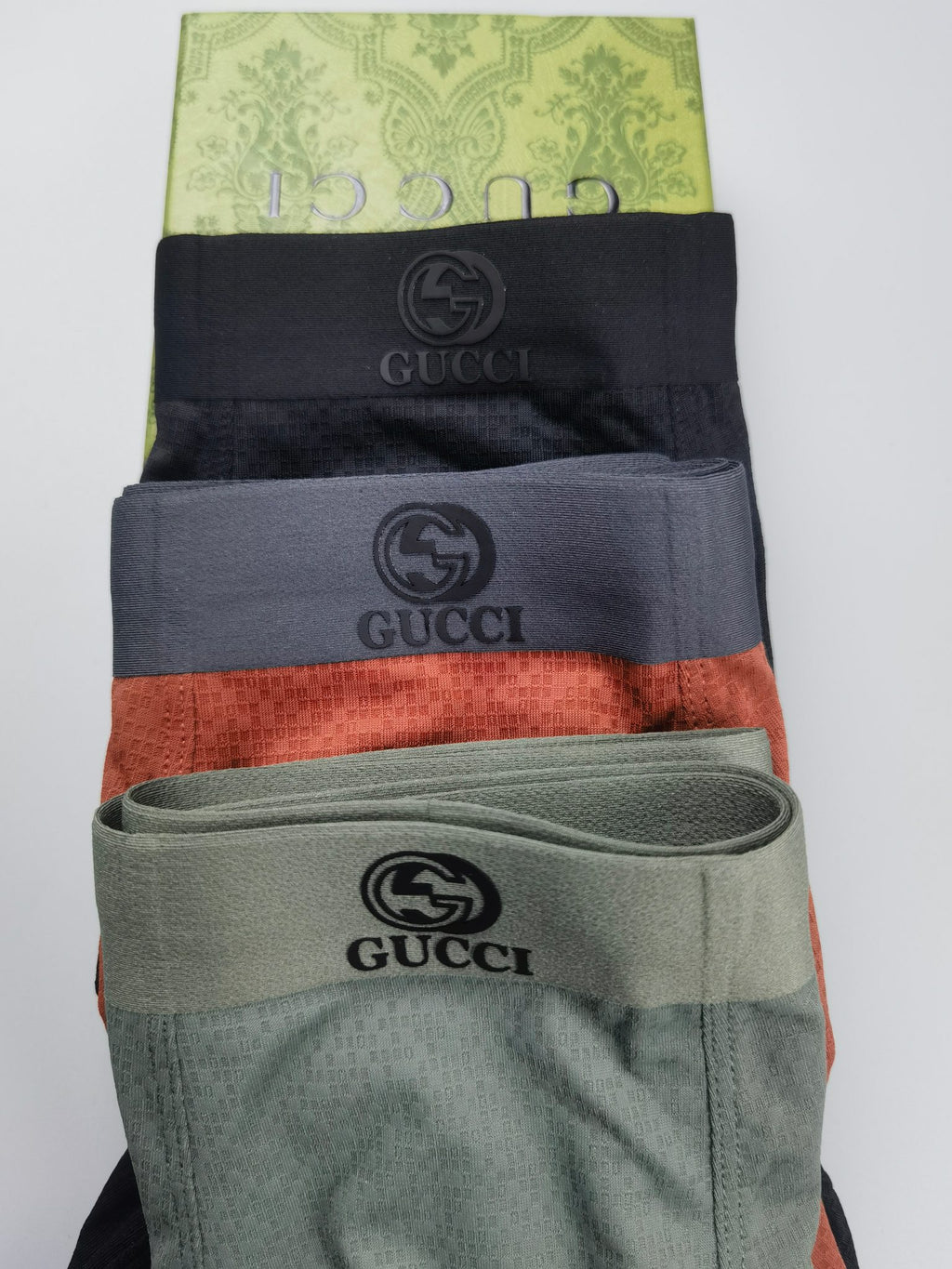 Gucci Long Boxer Briefs - plain extended legs - 3-Piece Box - image 6