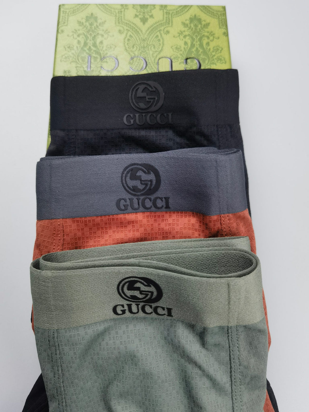 Gucci Long Boxer Briefs - plain extended legs - 3-Piece Box - image 6