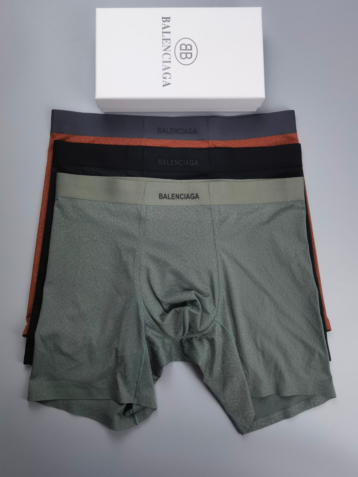 Balenciaga long leg tonal waist boxer briefs - view 4