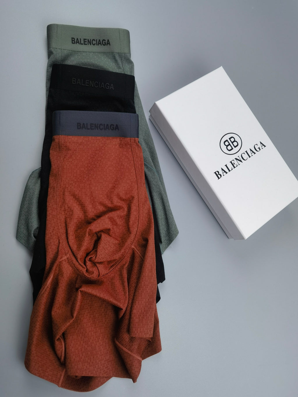 Balenciaga long leg tonal waist boxer briefs - view 6