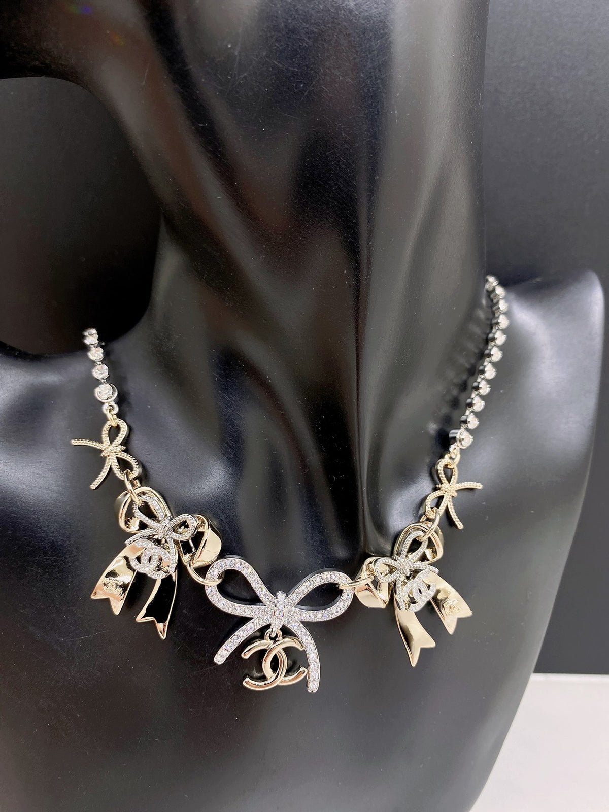 Chanel Bow Butterfly Necklace - album image 2