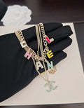 Chanel White Letter Necklace - album image 1