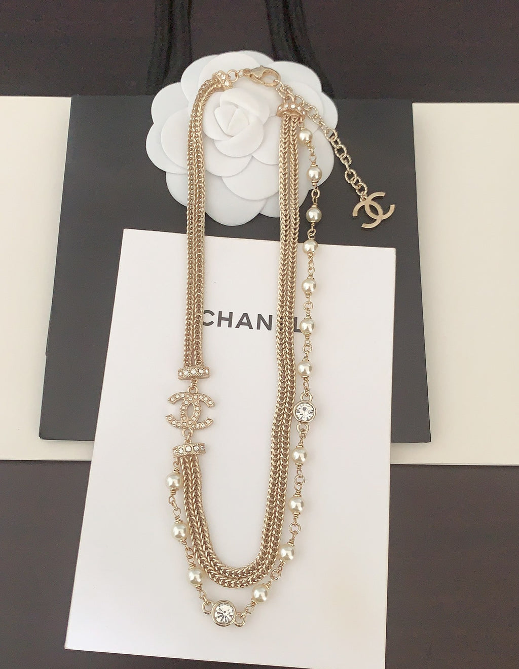 Chanel Bow Butterfly Necklace - album image 4