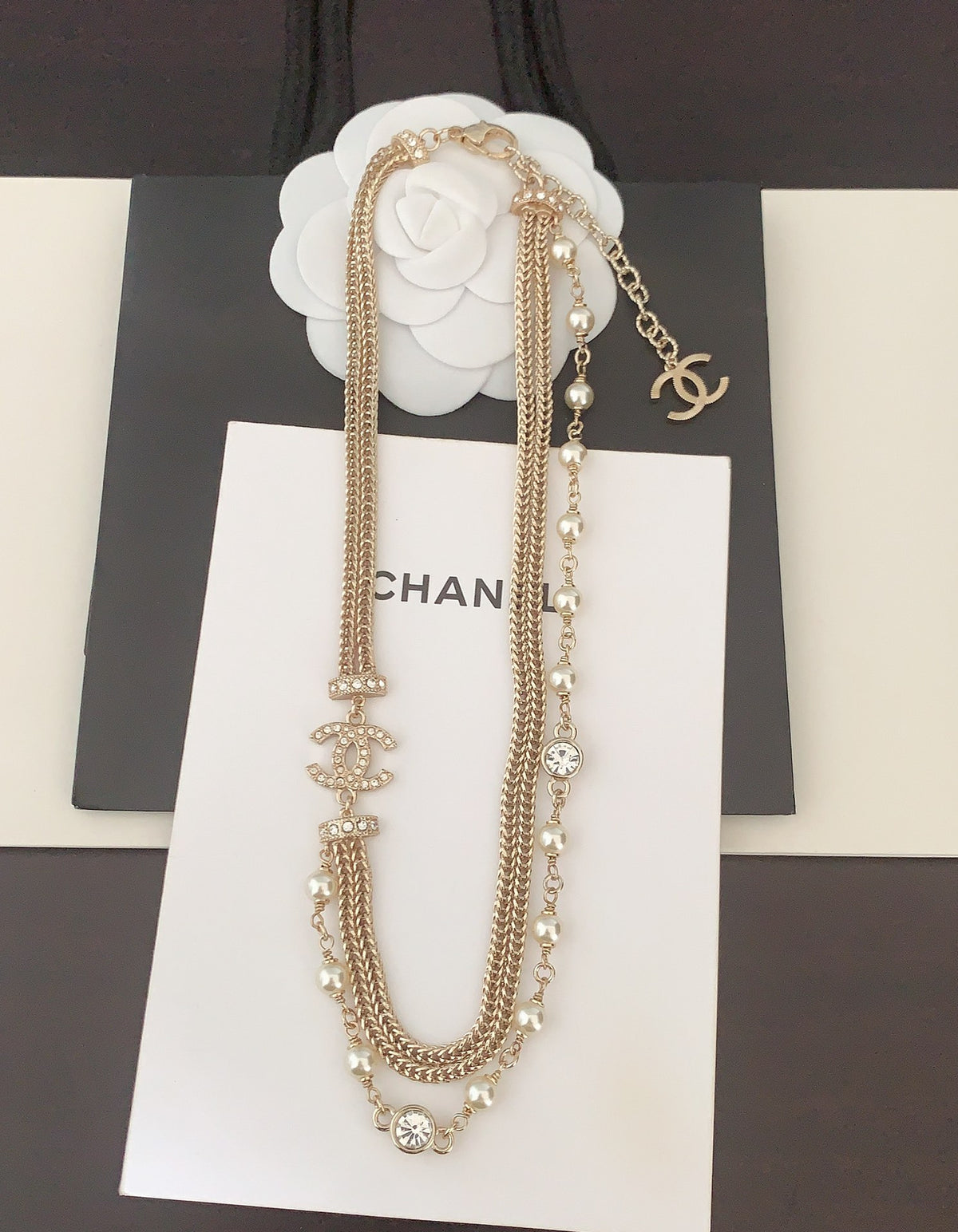 Chanel Bow Butterfly Necklace - album image 4