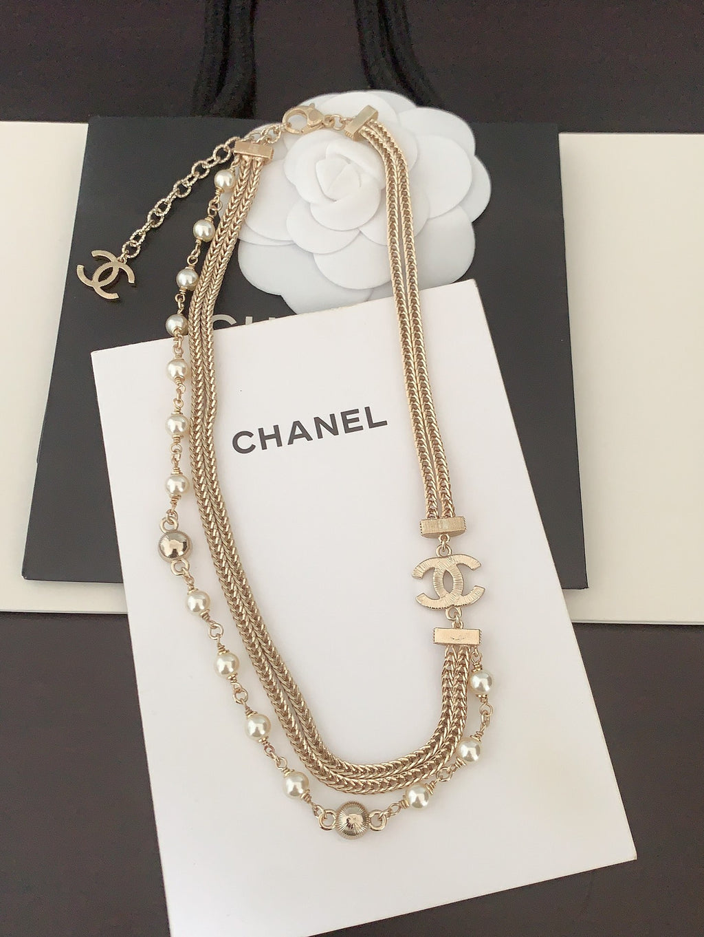 Chanel Bow Butterfly Necklace - album image 6