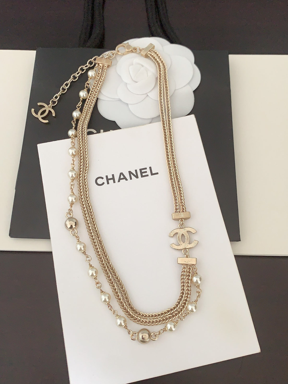 Chanel Bow Butterfly Necklace - album image 6