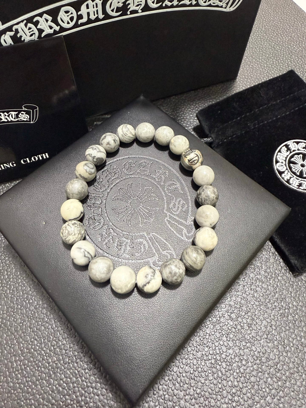 Chrome Hearts Pale Bead Center Accent Bracelet - album image 1