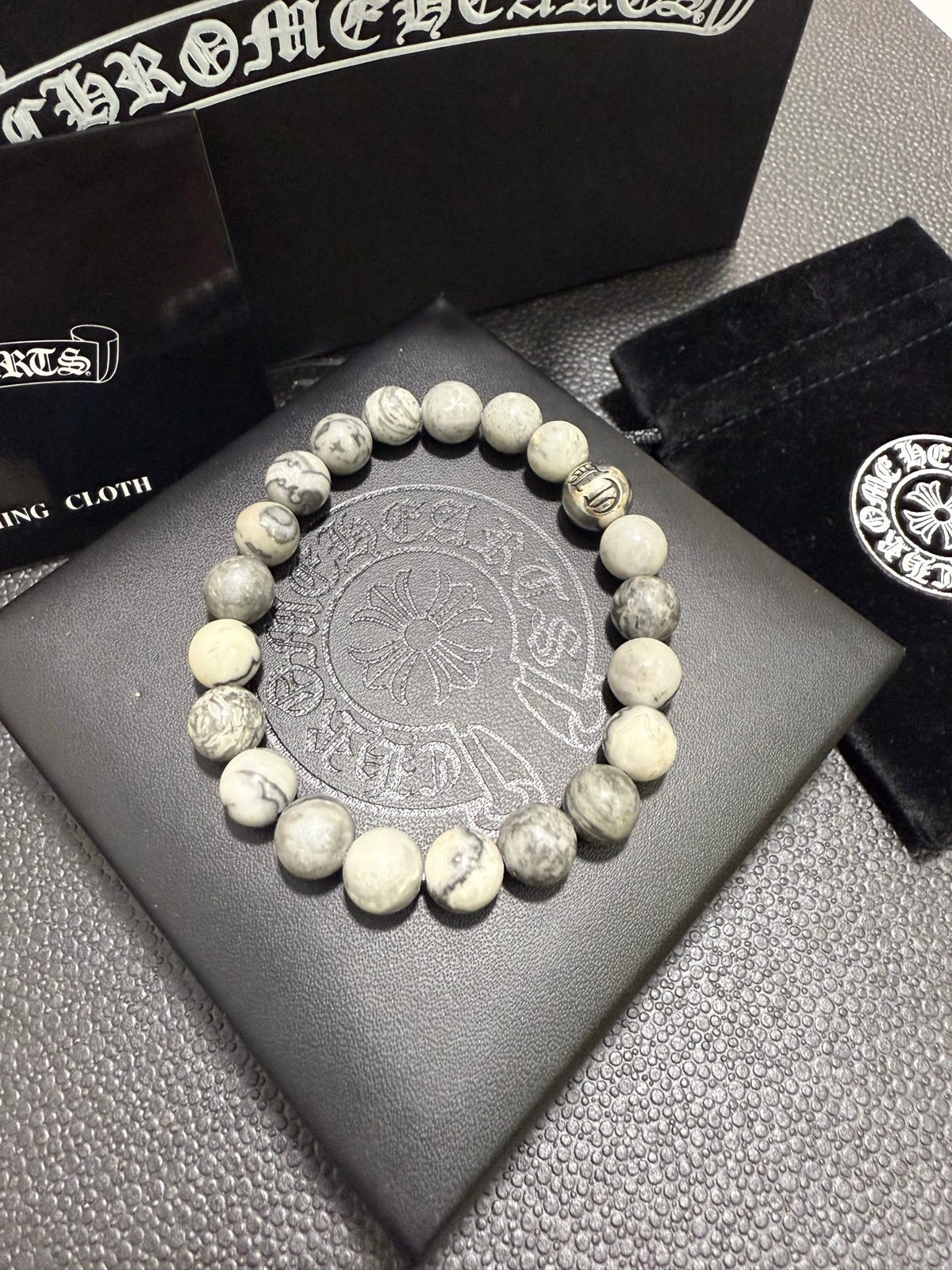 Chrome Hearts Pale Bead Center Accent Bracelet - album image 1