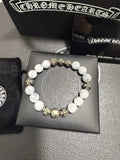 Chrome Hearts Cream Bead Tiny Charm Bracelet - album image 1