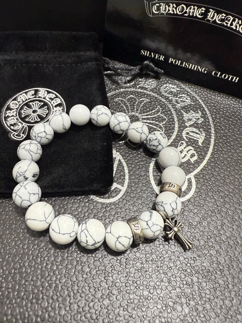 Chrome Hearts Large Pale Bead Relief Bracelet - album image 1