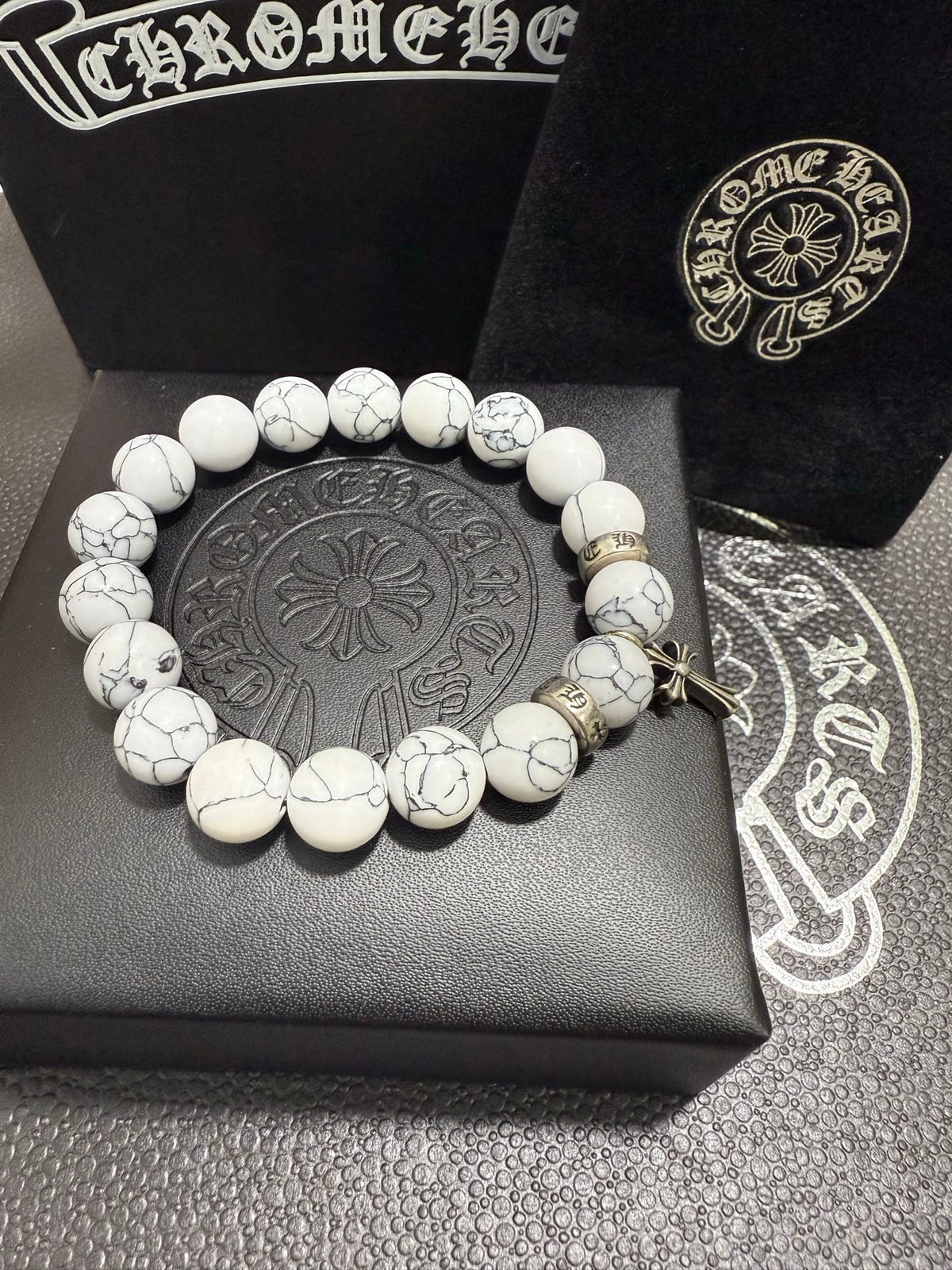 Chrome Hearts Large Pale Bead Relief Bracelet - album image 3