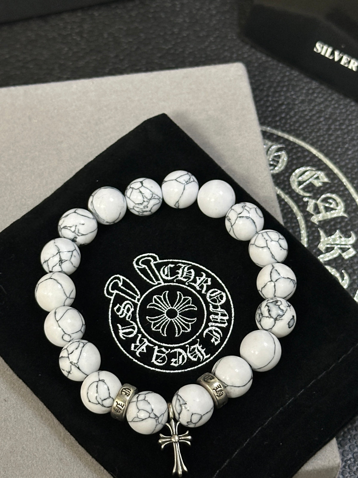 Chrome Hearts Large Pale Bead Relief Bracelet - album image 6