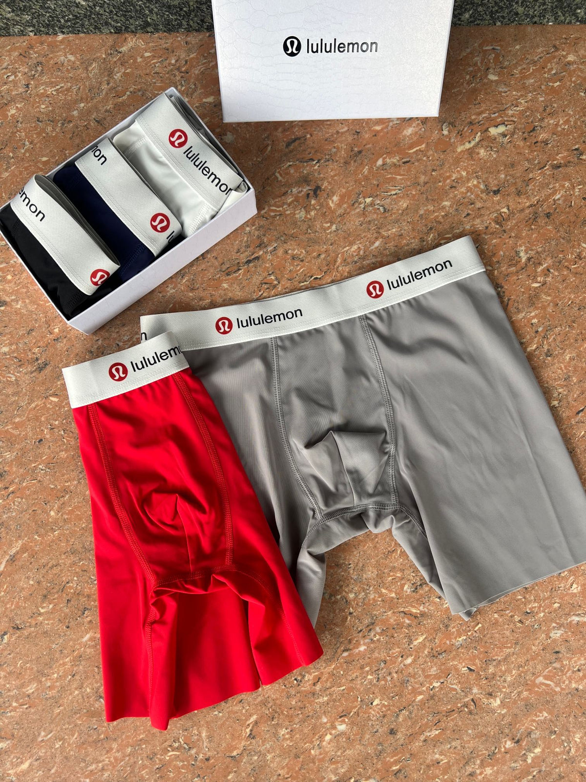 Lululemon long leg letter waist boxer briefs - view 2