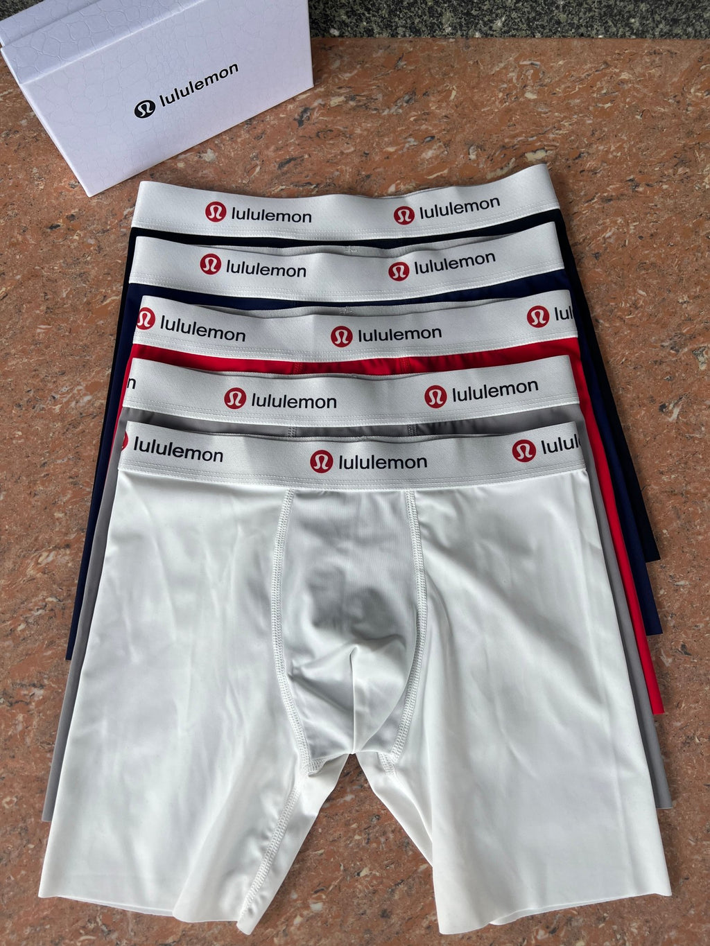Lululemon long leg letter waist boxer briefs - view 1