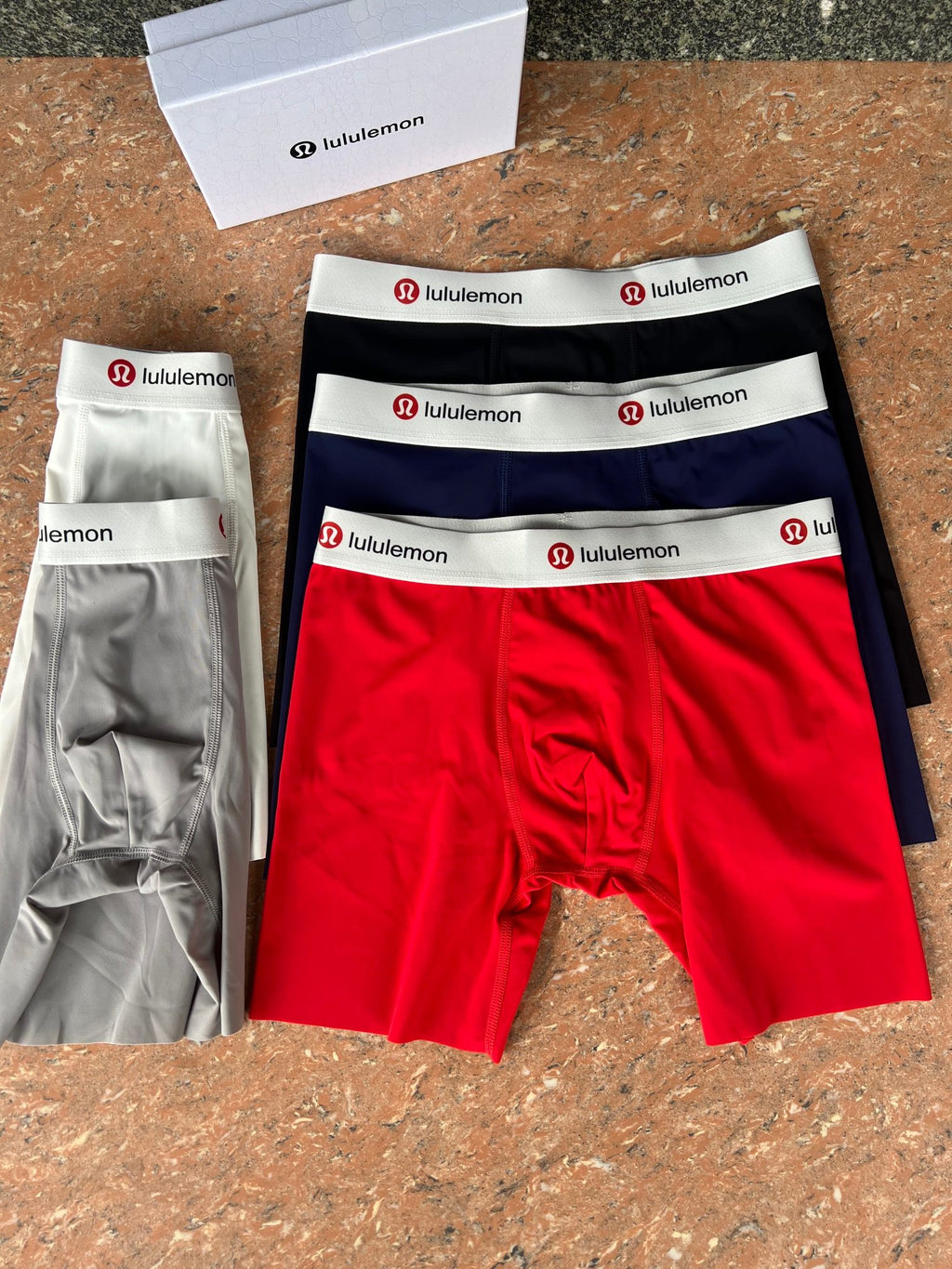 Lululemon long leg letter waist boxer briefs - view 3