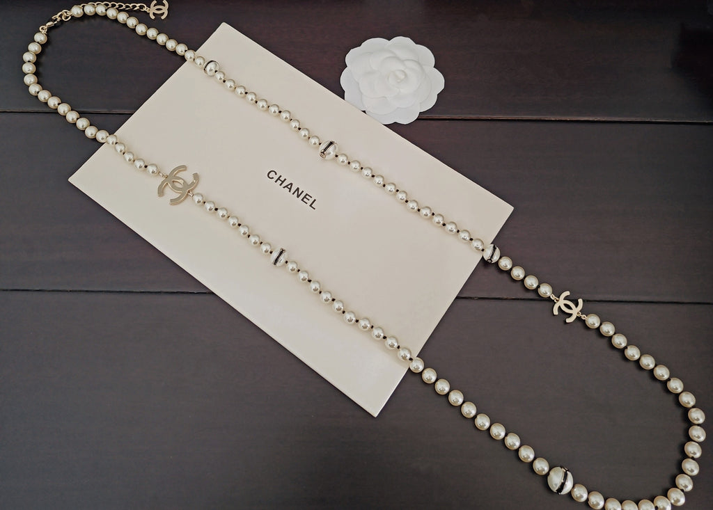 Chanel Black Pearl Necklace - album image 3