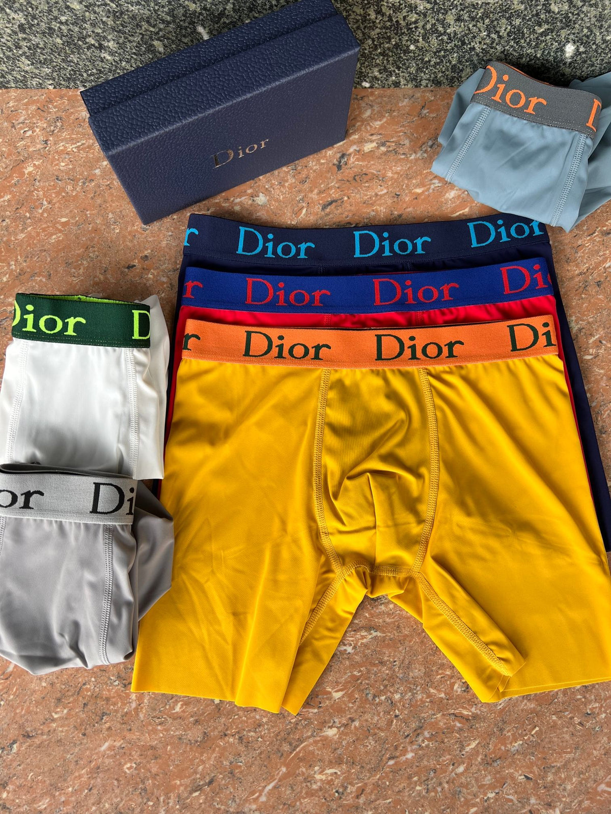 Dior long leg lettered waist boxer briefs - view 5