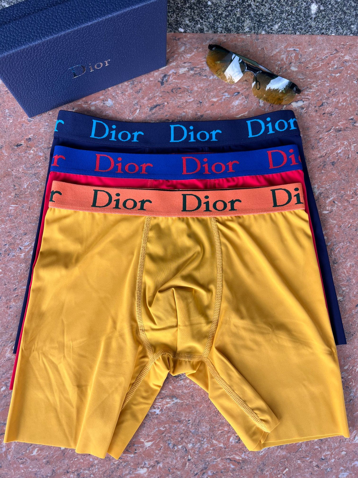 Dior long leg lettered waist boxer briefs - view 3