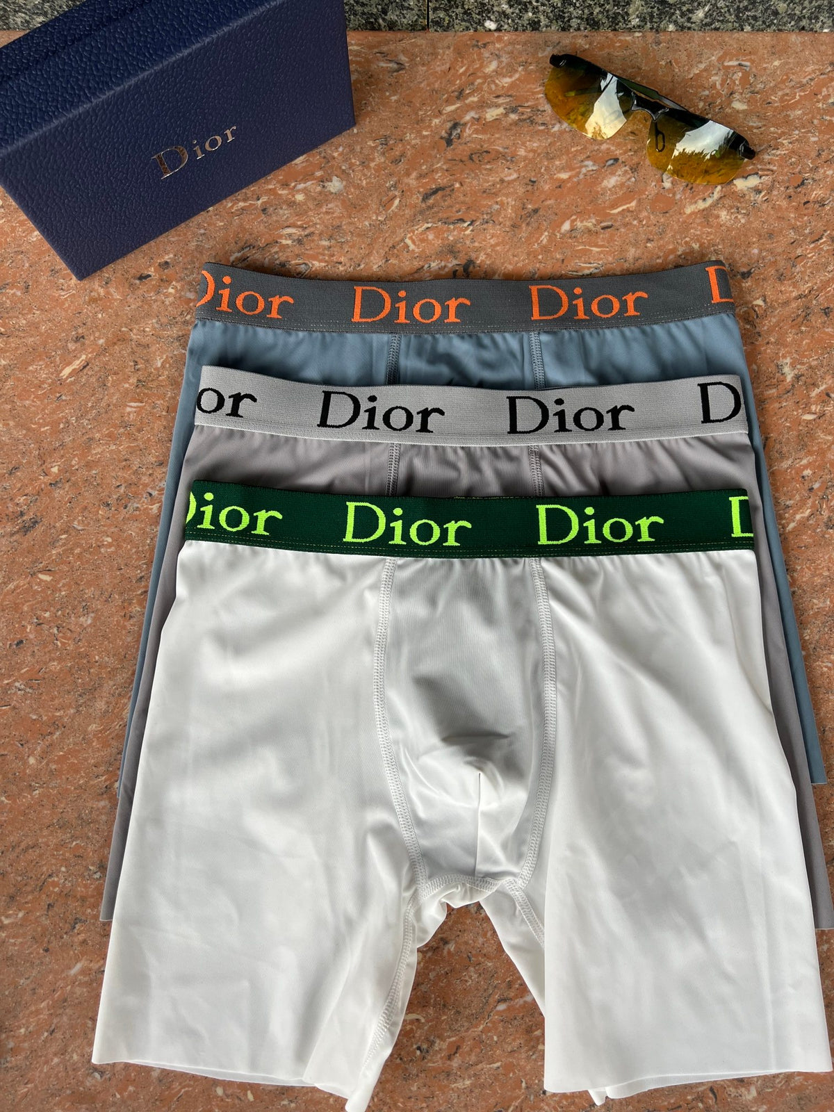 Dior long leg lettered waist boxer briefs - view 2