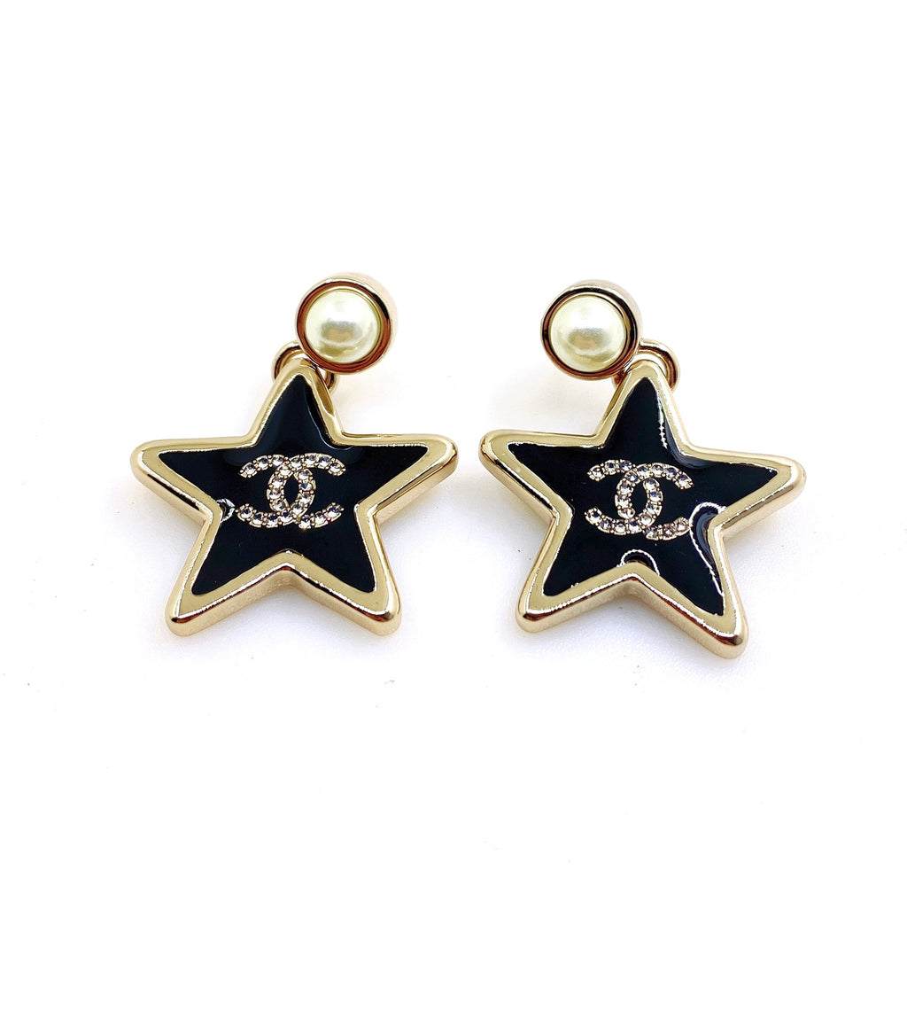 Chanel Resin Star Earrings - album image 1
