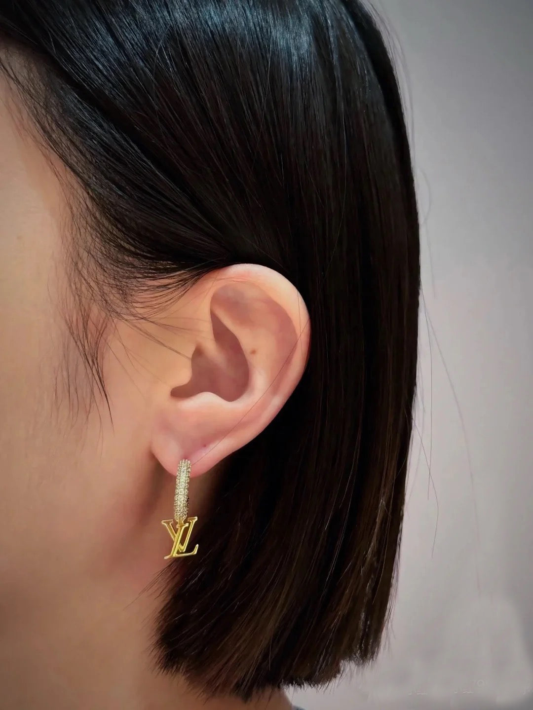 Louis Vuitton Monogram LV Letter Tassel Earrings - album image 11