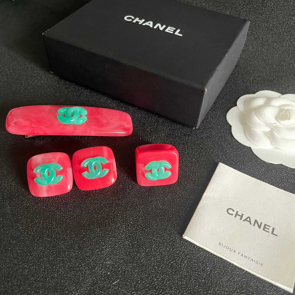Chanel Interlocking C Stud Earrings - album image 11