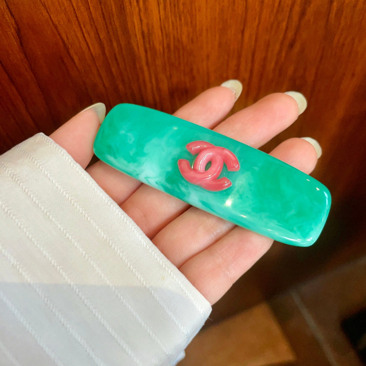 Chanel Interlocking C Hair Barrette - album image 4