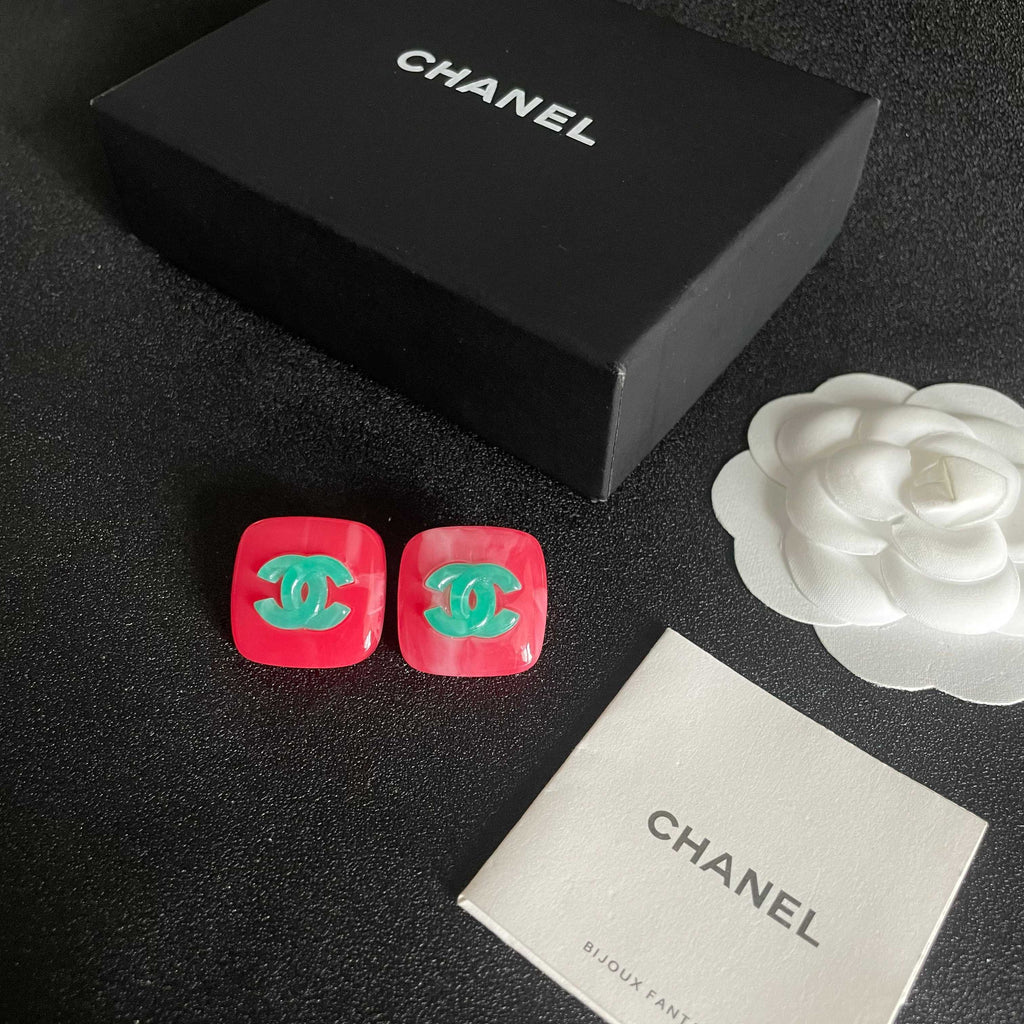 Chanel Interlocking C Stud Earrings - album image 5