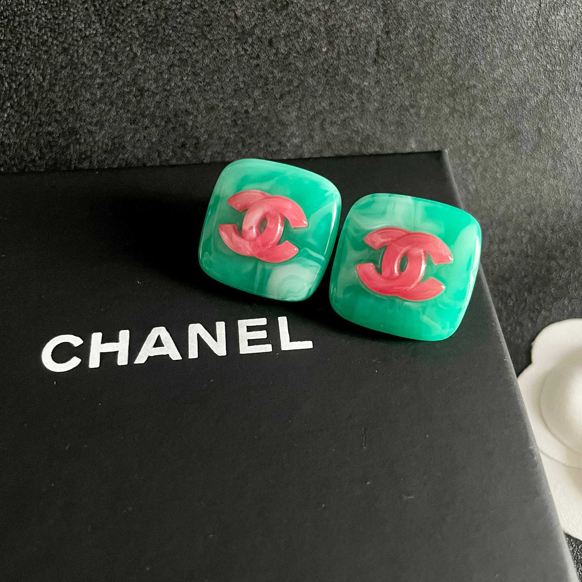 Chanel Interlocking C Stud Earrings - album image 9