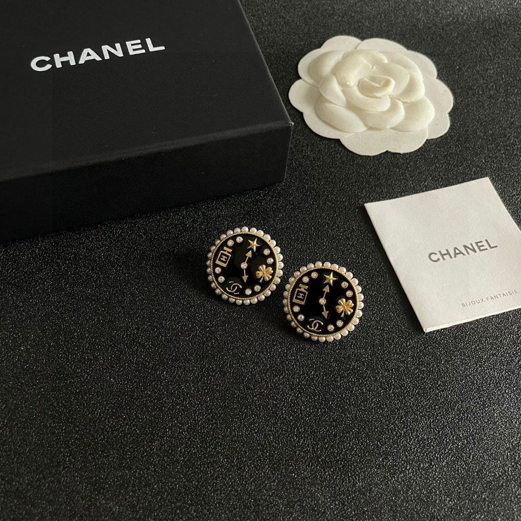 Chanel Interlocking C Perfume Bottle Stud Earrings - album image 6