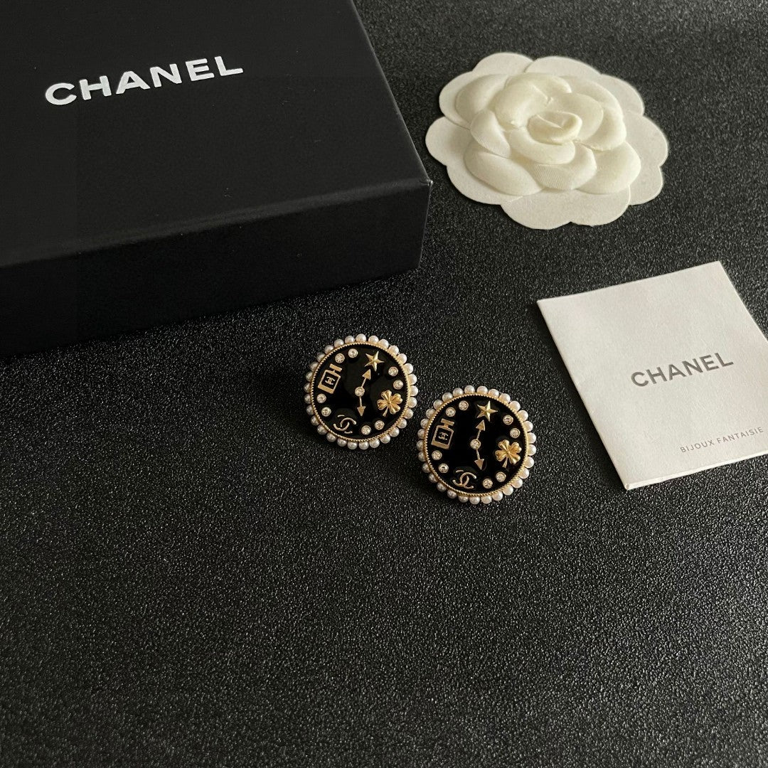 Chanel Interlocking C Perfume Bottle Stud Earrings - album image 6