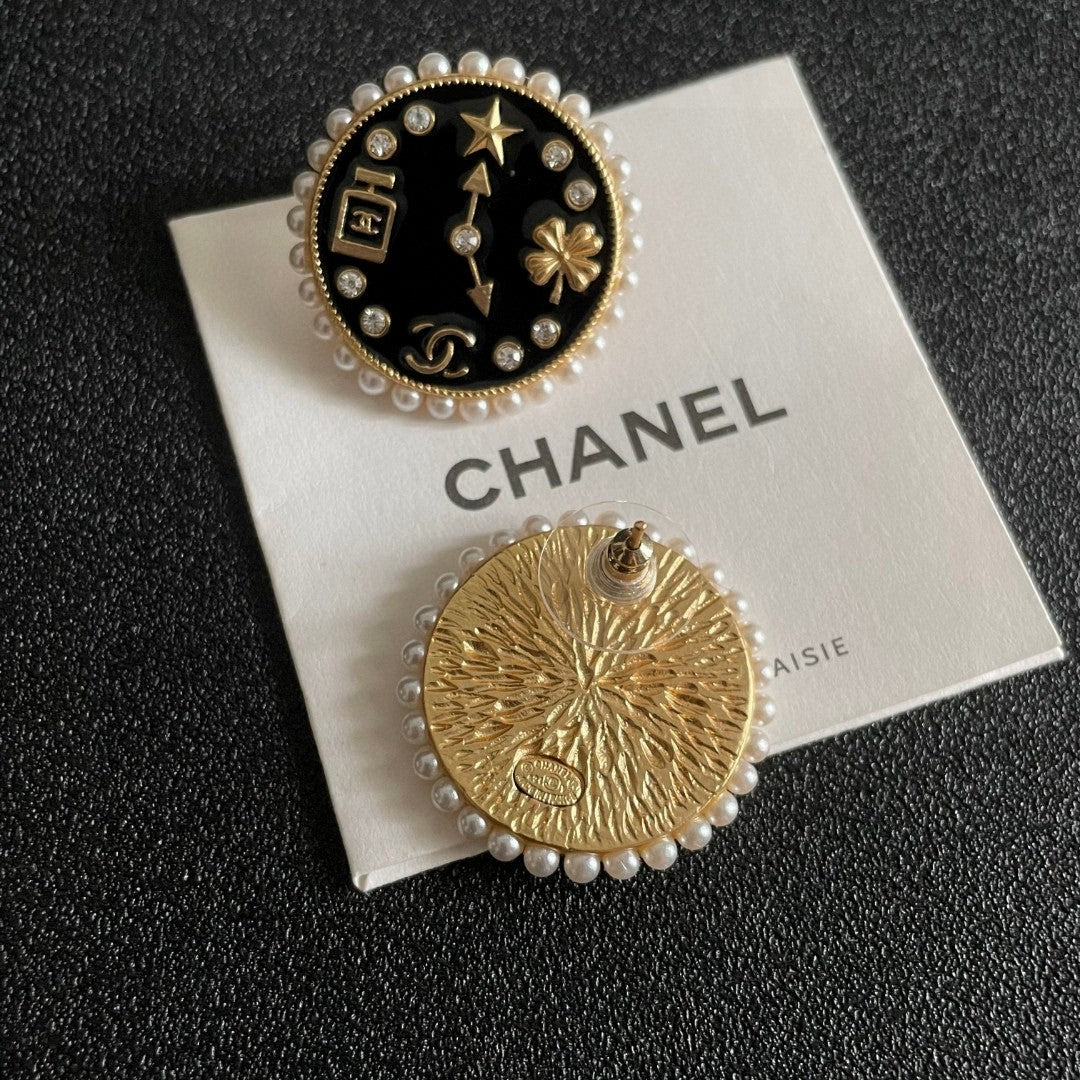 Chanel Interlocking C Perfume Bottle Stud Earrings - album image 7