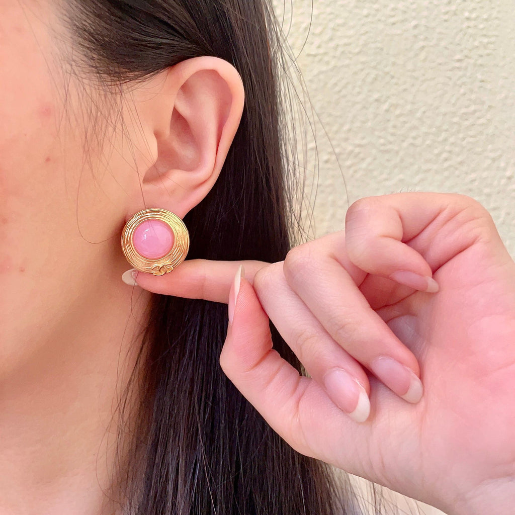 Chanel Interlocking C Stud Earrings - album image 2