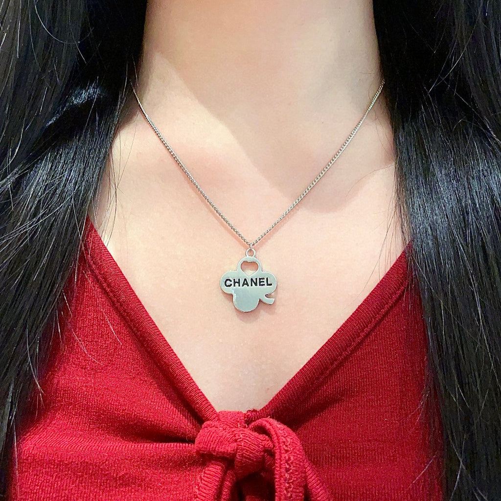 Chanel Camellia Letter Necklace - album image 3
