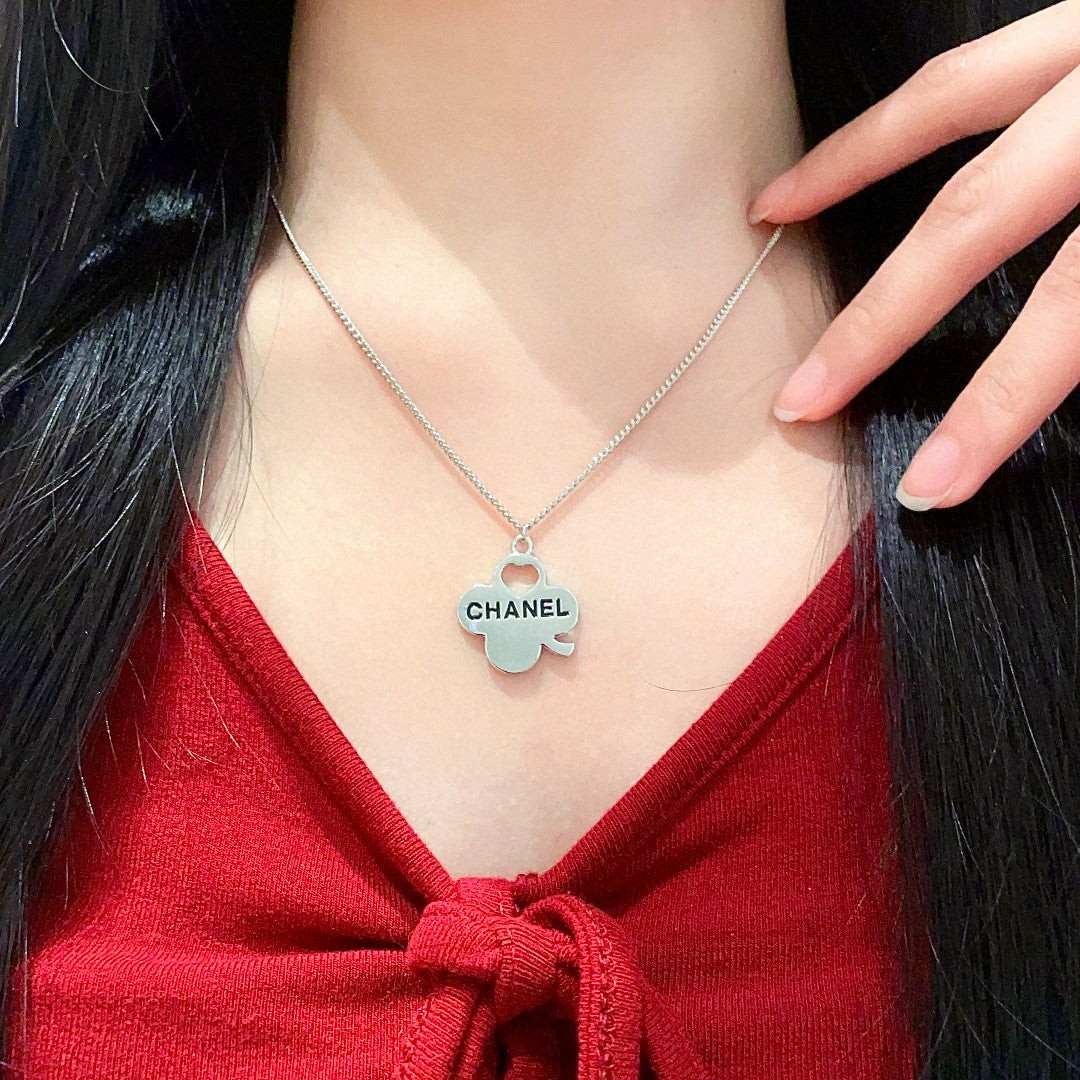Chanel Camellia Letter Necklace - album image 1