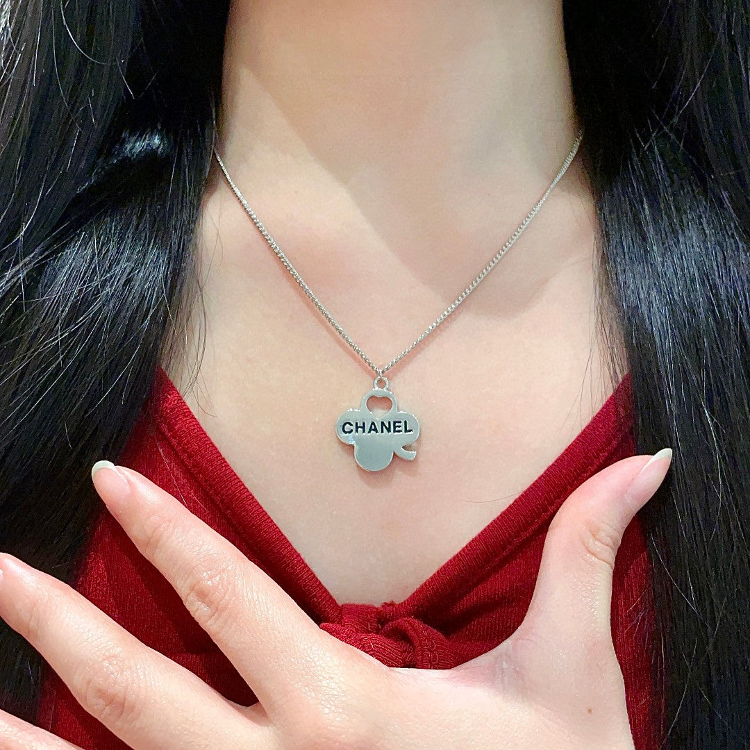 Chanel Camellia Letter Necklace - album image 2