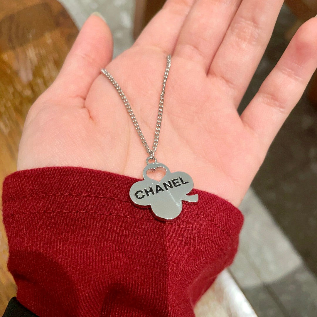 Chanel Camellia Letter Necklace - album image 4
