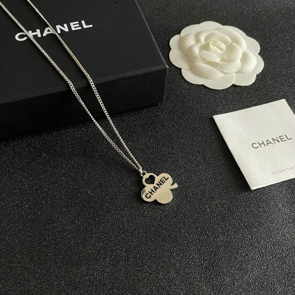 Chanel Camellia Letter Necklace - album image 6