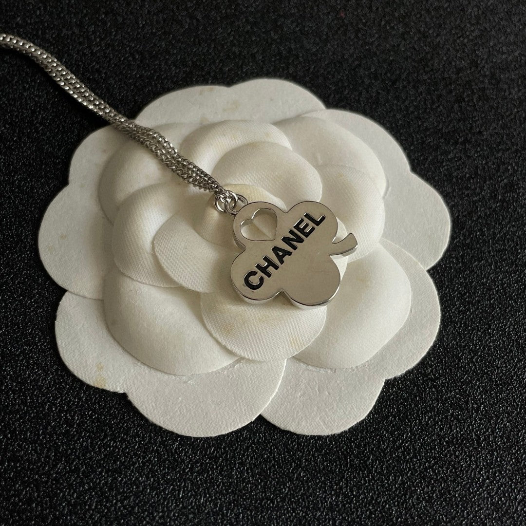 Chanel Camellia Letter Necklace - album image 8