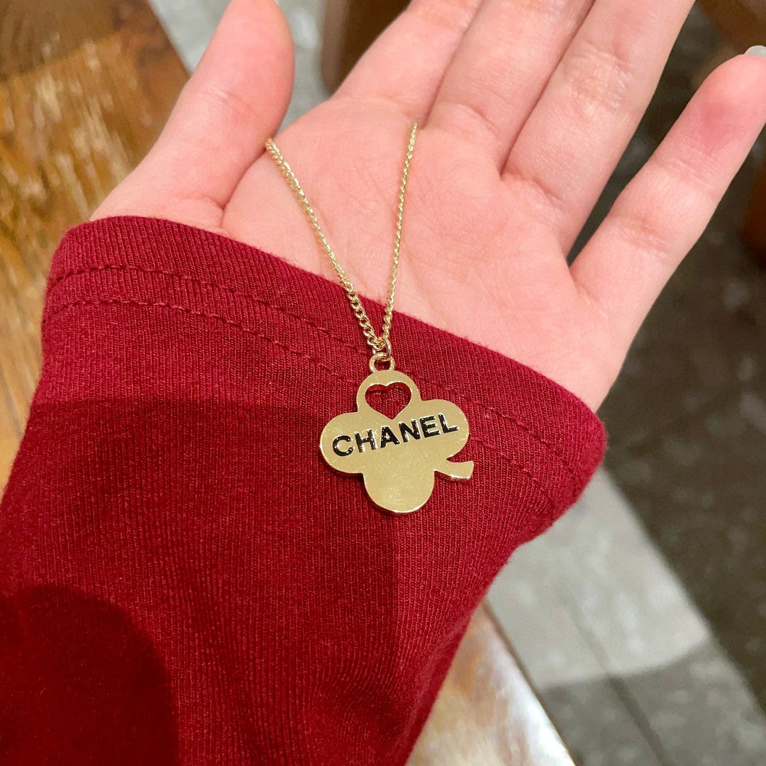 Chanel Camellia Letter Necklace - album image 4