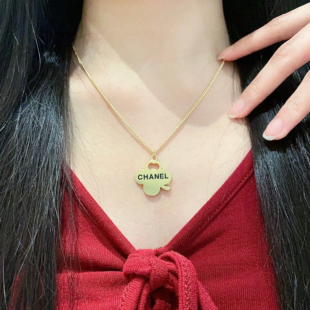 Chanel Camellia Letter Necklace - album image 1