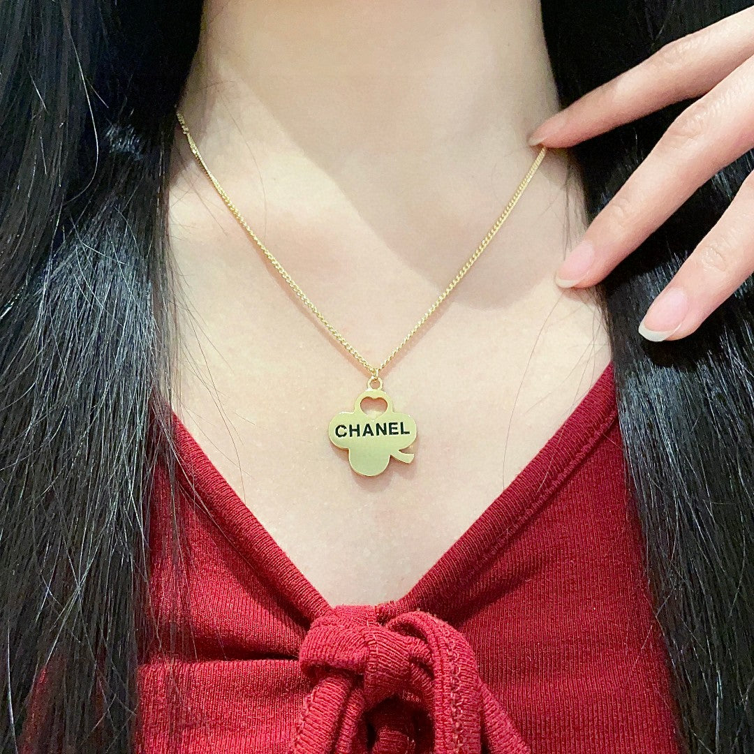 Chanel Camellia Letter Necklace - album image 1